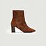 Brown heeled boots - Odaje ex M.Moustache