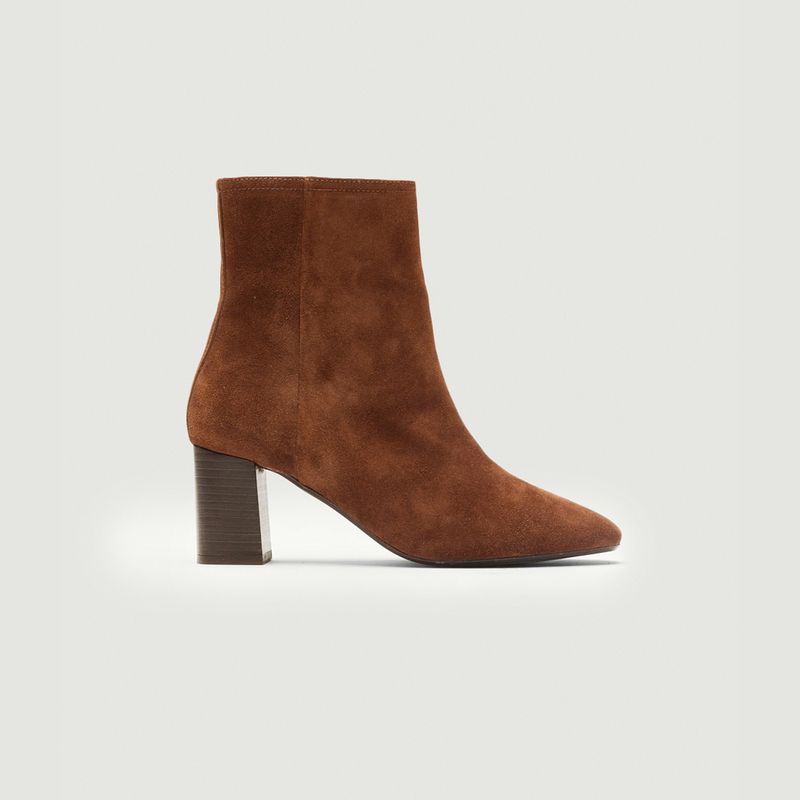 Brown heeled boots - Odaje ex M.Moustache