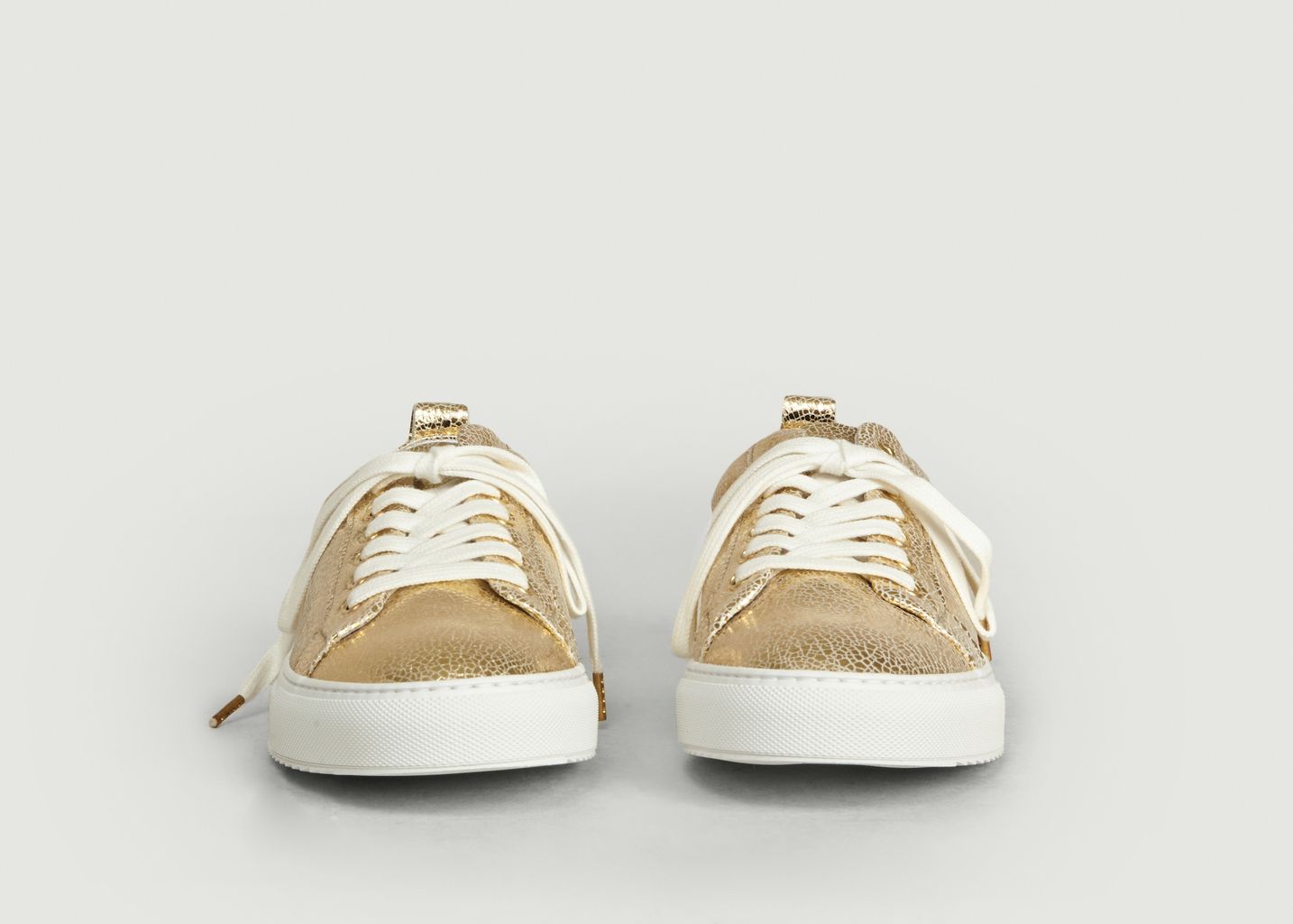 Sneakers En Cuir Craquelé Brigitte - M. Moustache