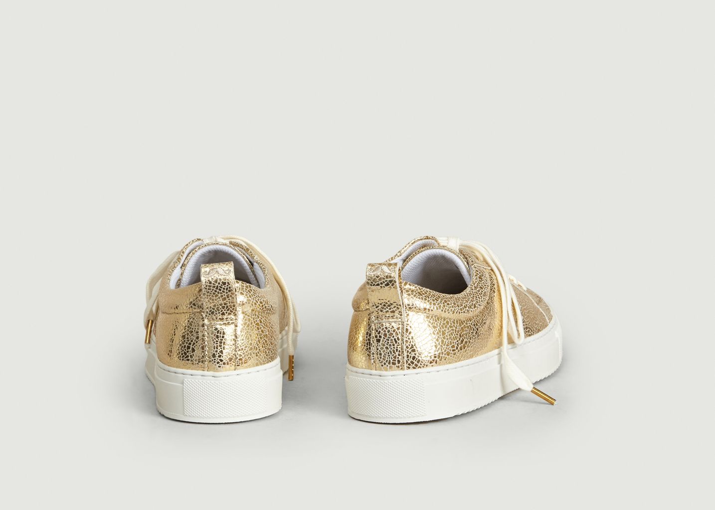 Sneakers En Cuir Craquelé Brigitte - M. Moustache
