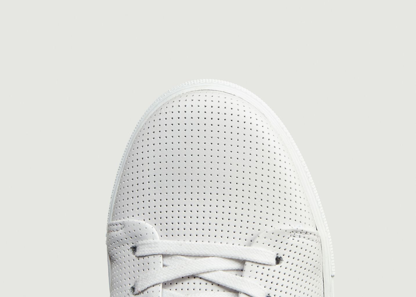 René perforated leather sneakers - M.Moustache