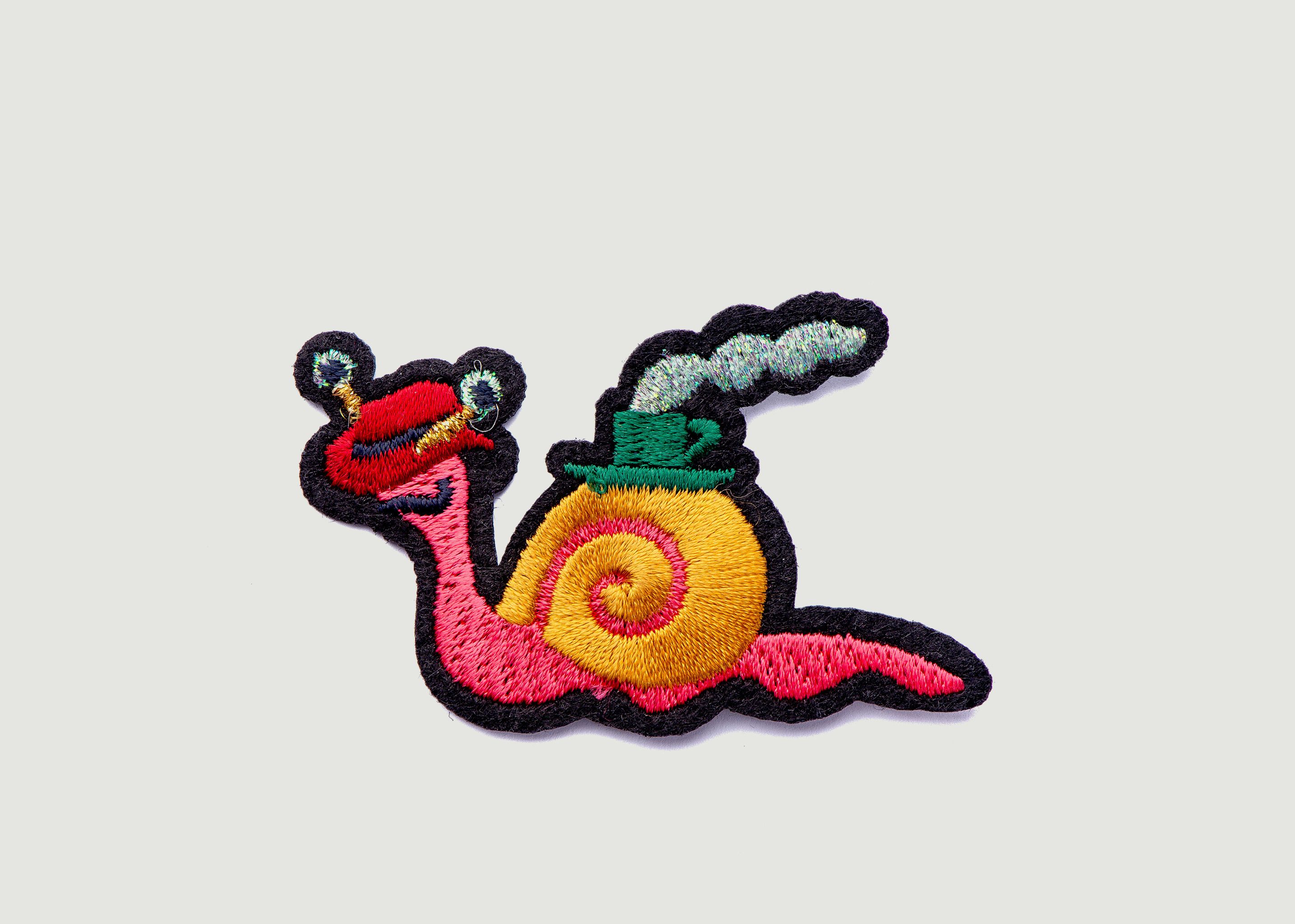 Snail Waiter Iron-On Patch - Macon & Lesquoy