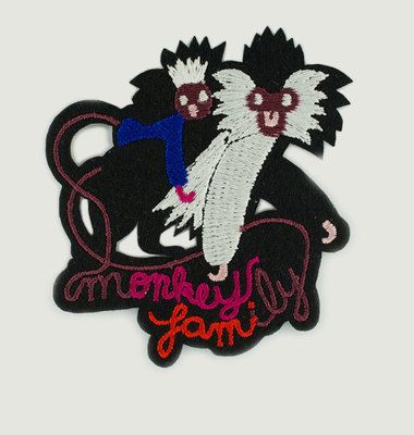 Monket Family Iron-On Patch