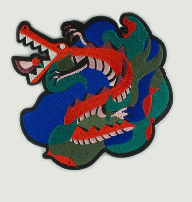 Camouflage Croco Iron-On Patch