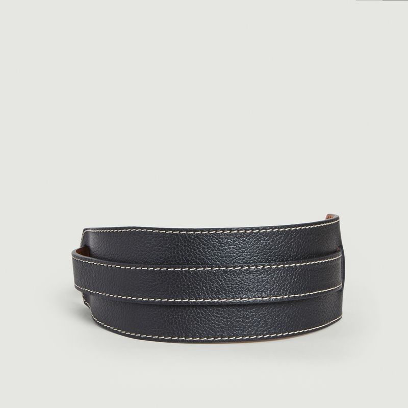Corset belt in cowhide leather - Maison Boinet