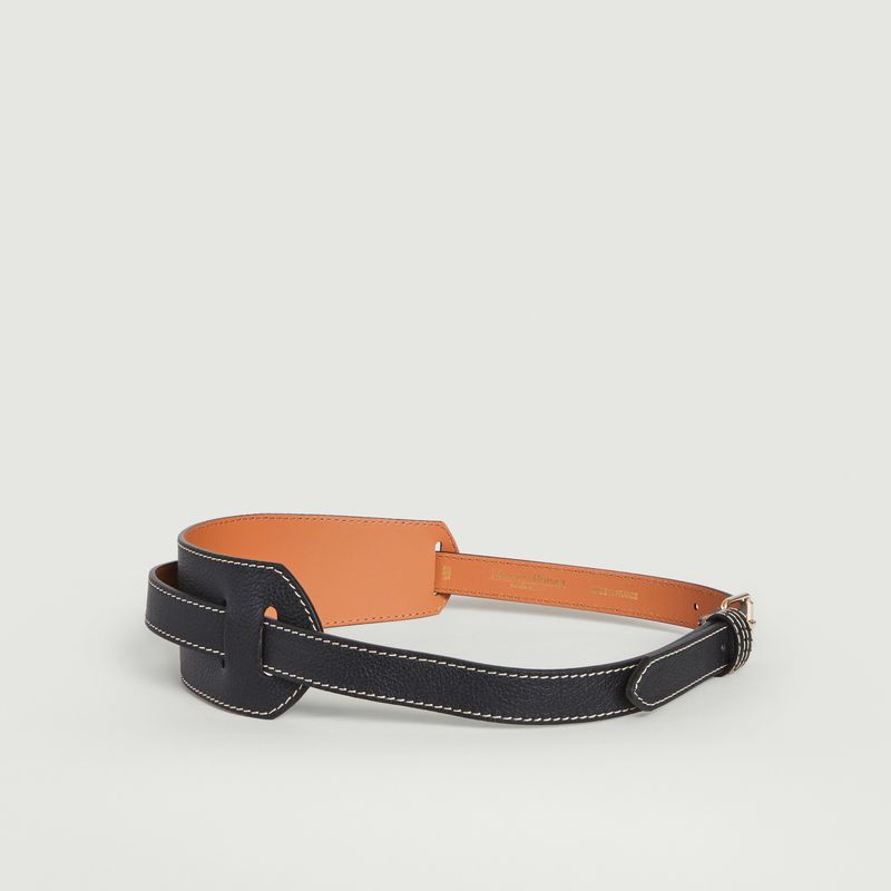 Corset belt in cowhide leather - Maison Boinet