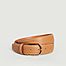 Cowhide leather grained belt - Maison Boinet
