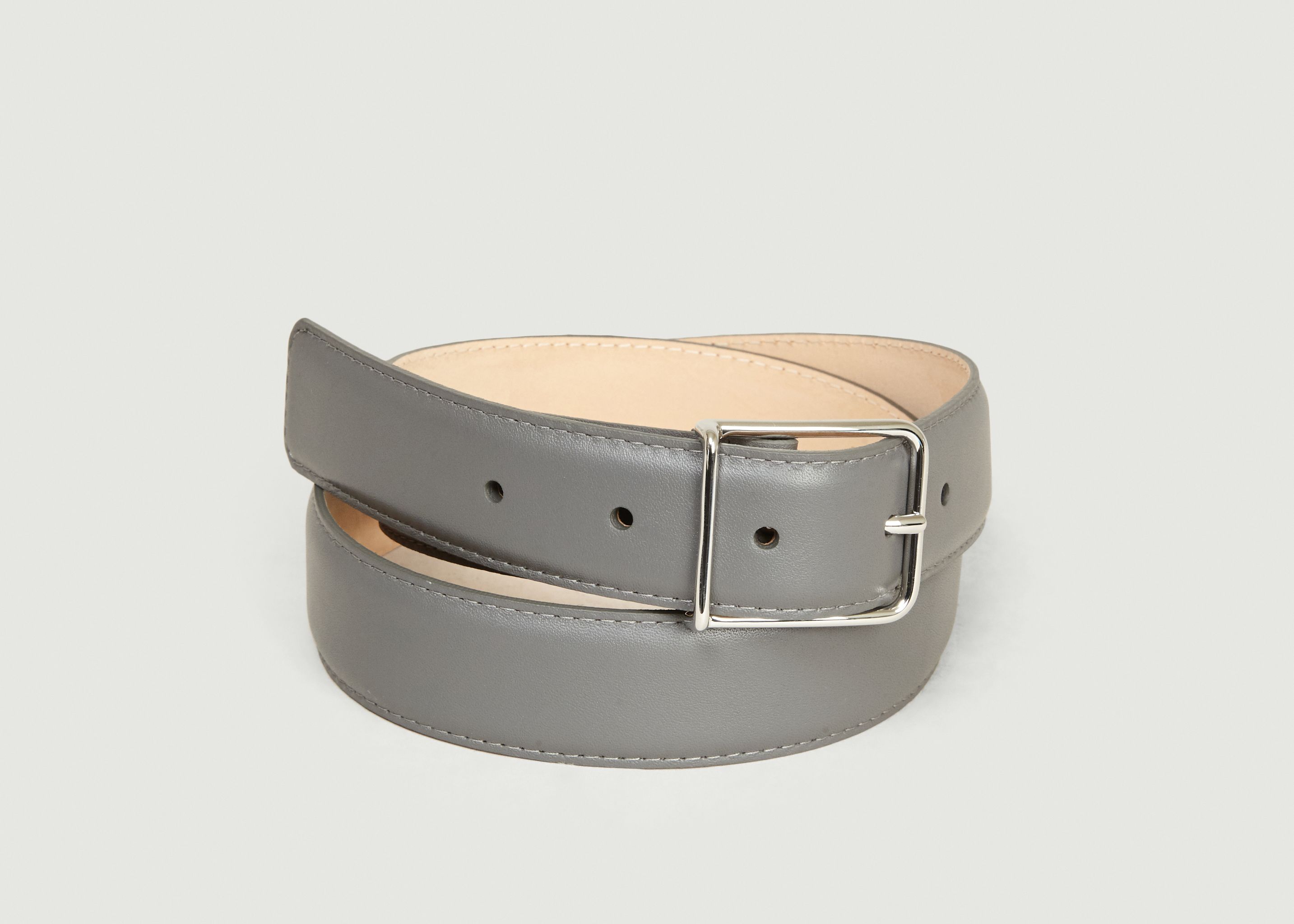 Leather Calfskin Belt - Maison Boinet