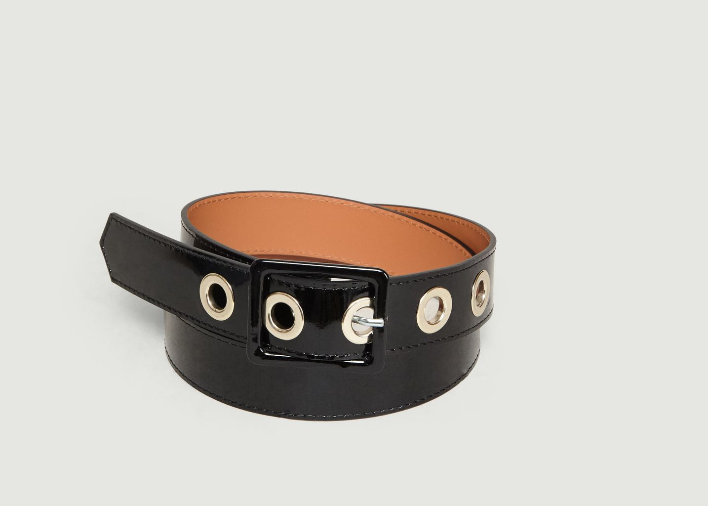 Patent Leather Belt - Maison Boinet