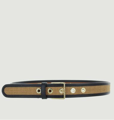 Nappa leather belt
