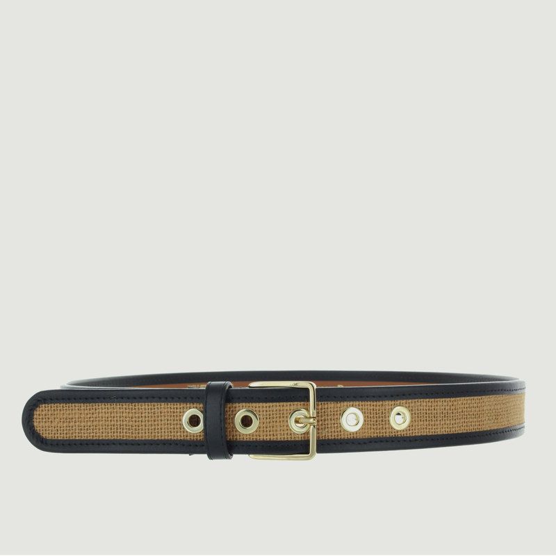 Nappa leather belt - Maison Boinet