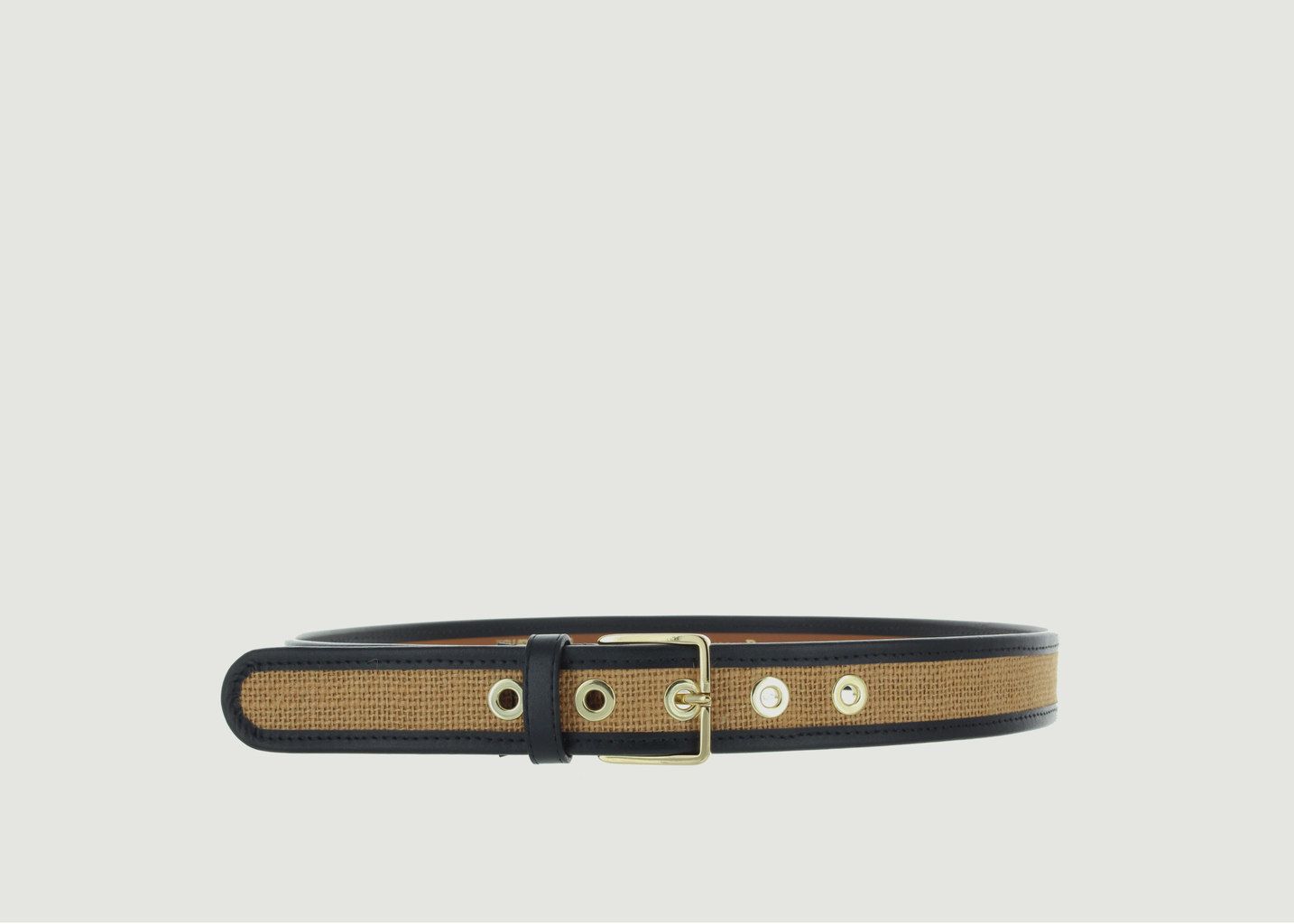 Nappa leather belt - Maison Boinet