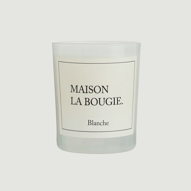 Weiße 190gr Kerze - Maison La Bougie