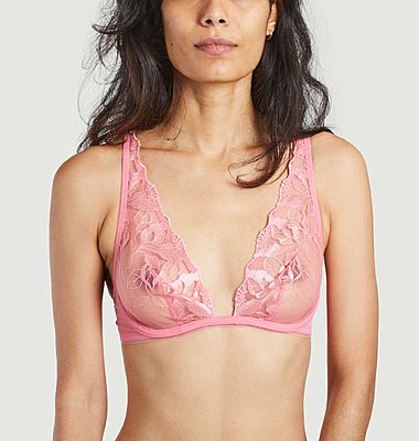 Soutien-gorge triangle armaturé avec broderies Sin