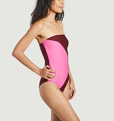 Abysse strapless swimsuit
