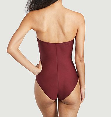 Abysse strapless swimsuit