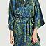matière Kimono aus Satin mit Fleural-Druck. - Maison Lejaby