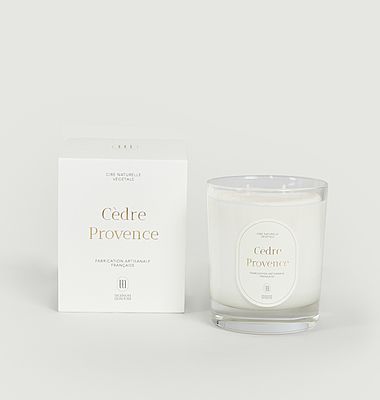 Bougie parfumée Cedre Provence 220g