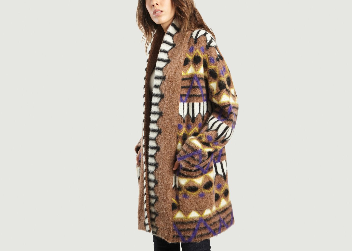 Manteau Jacquard Indien Terry - Maison Olga