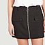 matière Jeli zipped short skirt - Maje