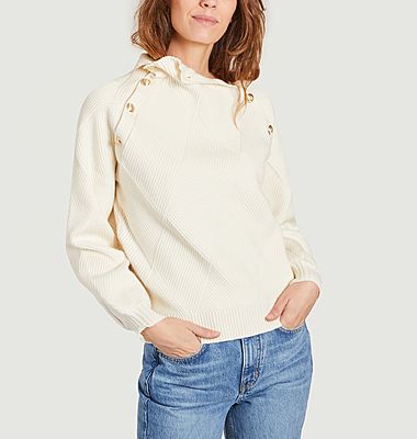 Pull jacquard col montant Marna