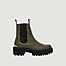 Felsea platform leather Chelsea boots - Maje