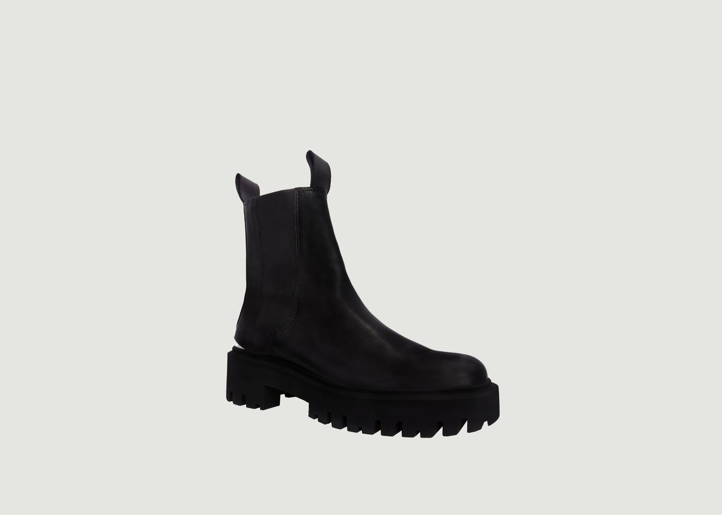 Chelsea boots en cuir à plateforme Felsea - Maje