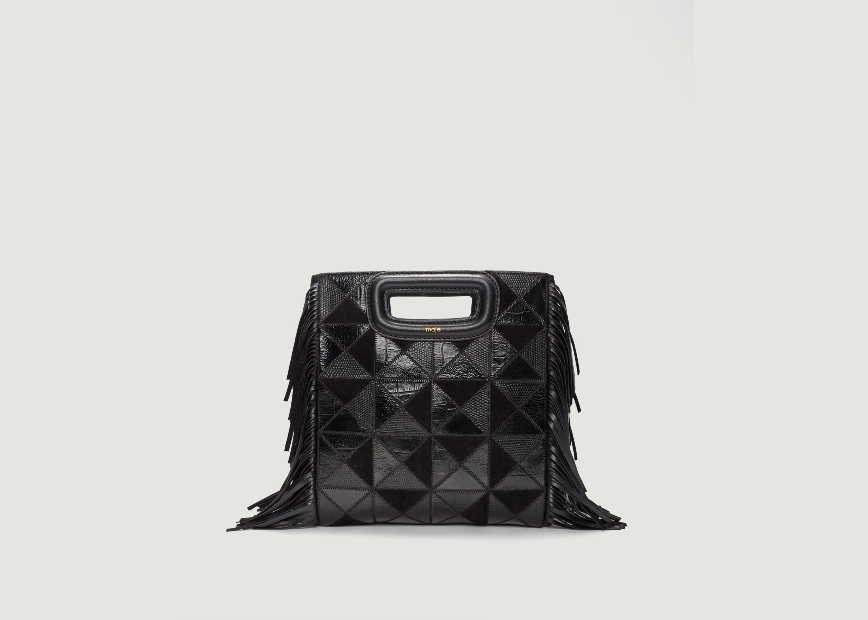 M patchwork leather bag - Maje