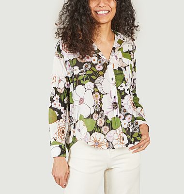 Coflower cotton floral print shirt