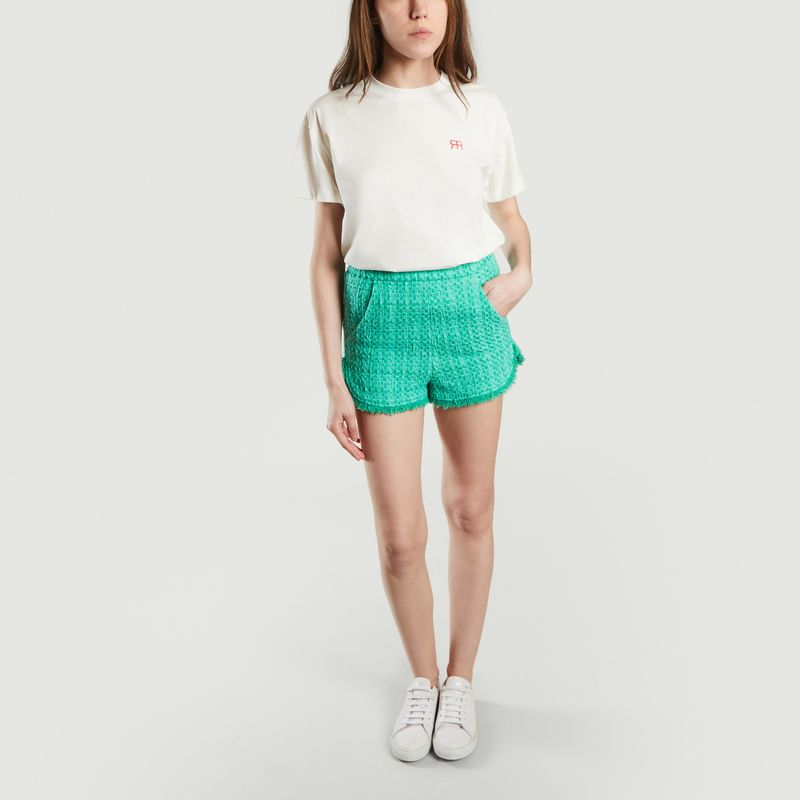 Mini-Shorts aus Jacquard Ivete - Maje