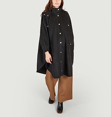 Oversized double-sided coat