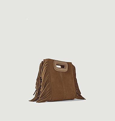 M Mini Tasche aus Wildleder mit Kette