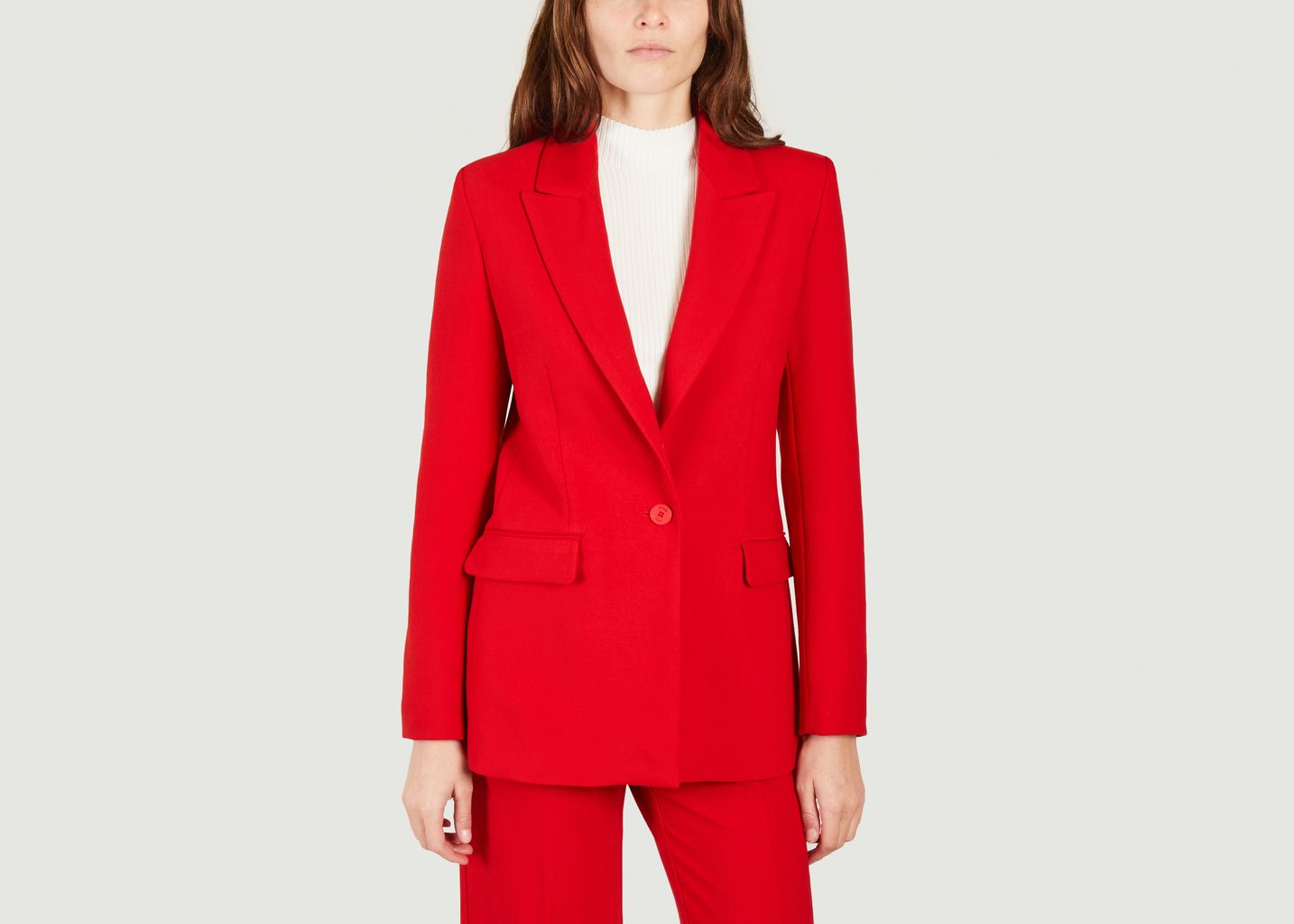 Valdena red suit jacket - Maje