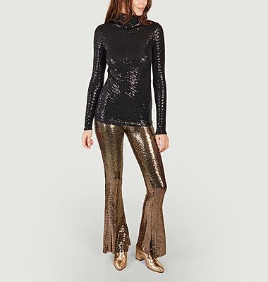 Long sleeve sequined top Lilexis