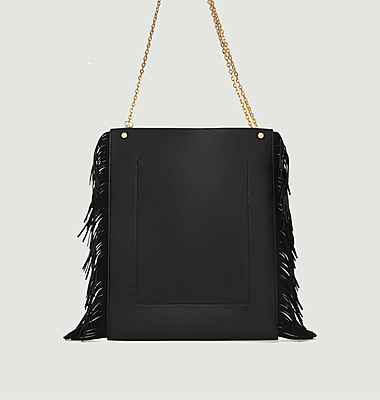 Sac en cuir à franges Clover
