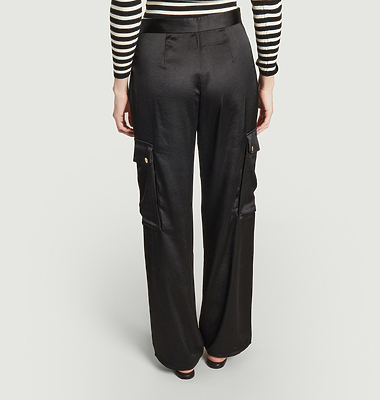 Pantalon Cargo satiné