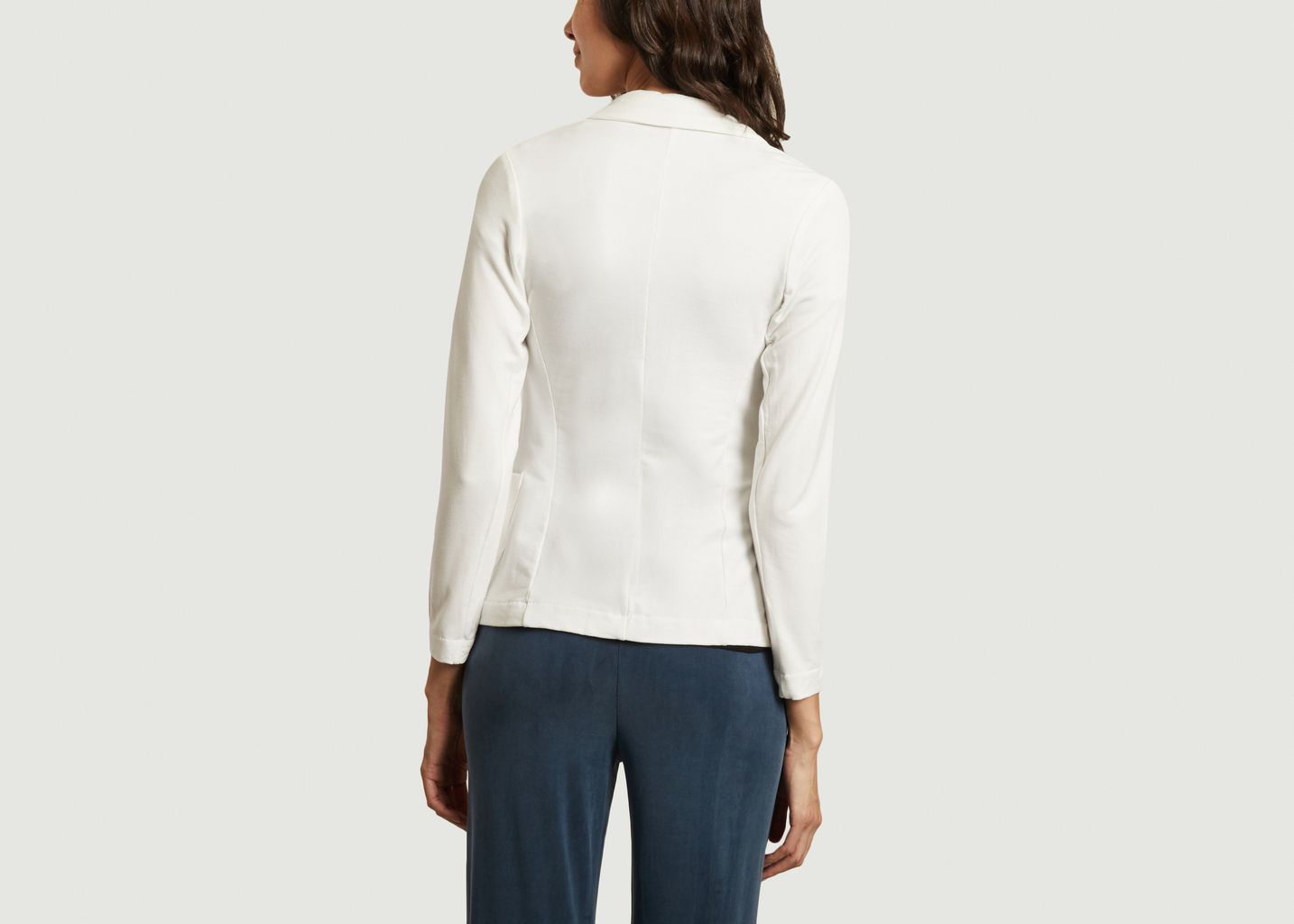 Veste cintrée un bouton 2 poches - Majestic Filatures
