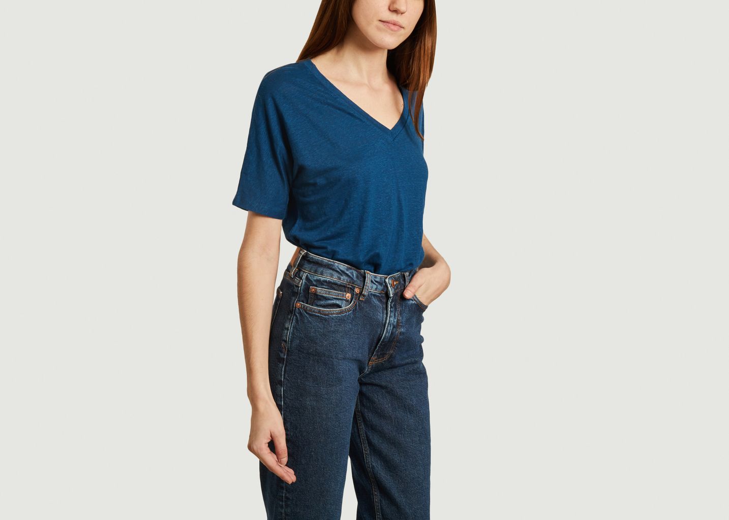 T-shirt Col V - Majestic Filatures