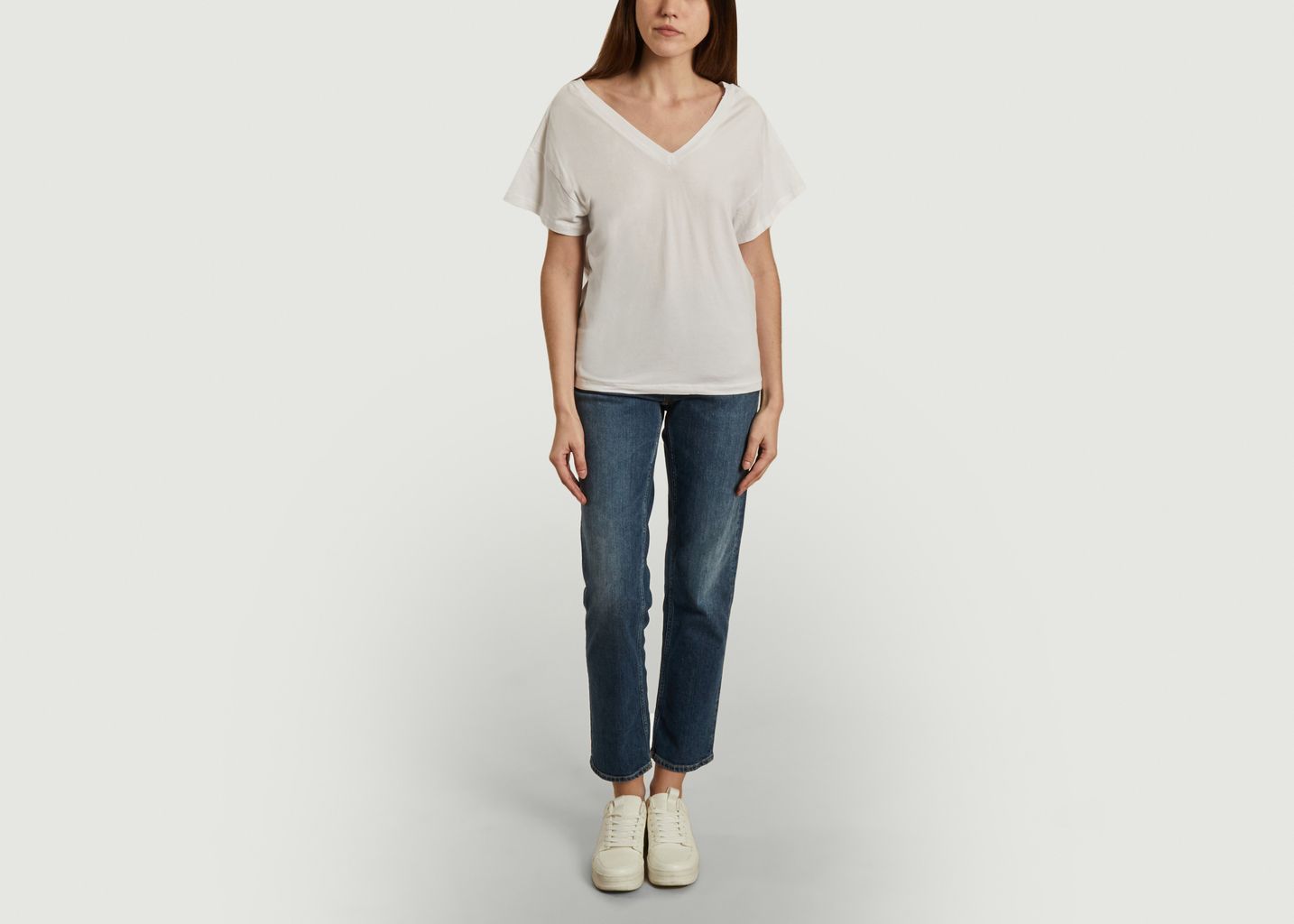 T-shirt Col V - Majestic Filatures