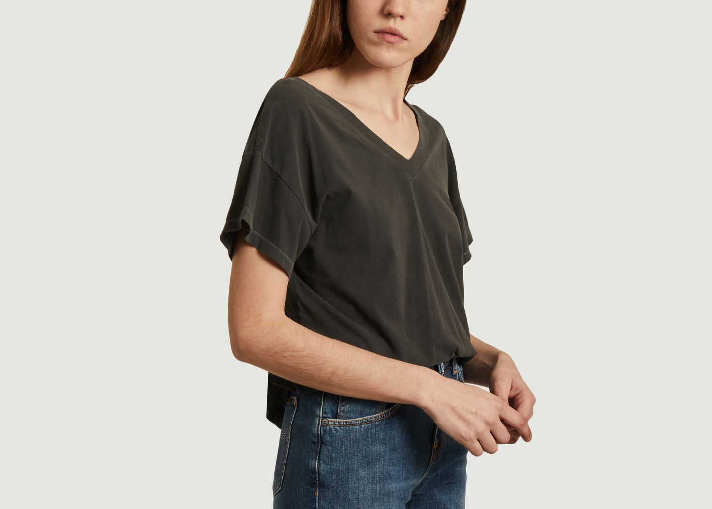 T-shirt Col V - Majestic Filatures