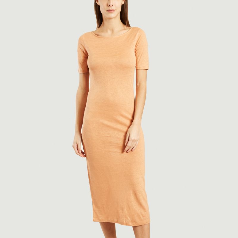plain midi dress