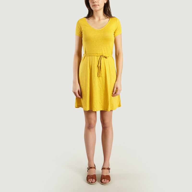 Belted Day Dress - Majestic Filatures