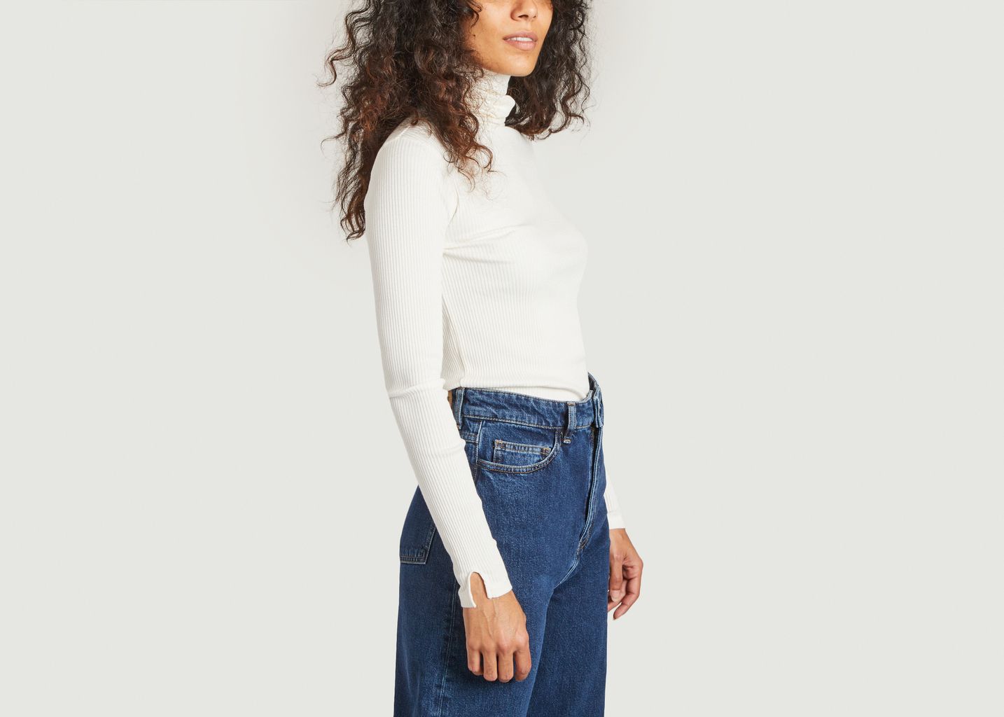 Pull col roulé - Majestic Filatures