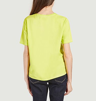 Fluorescent viscose T-shirt