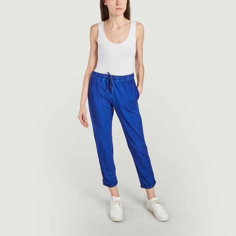 Sale Viscose cuffed pants White 