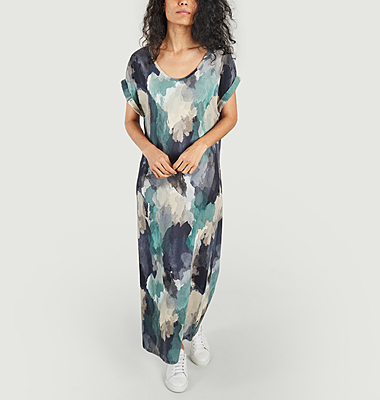 Long printed dress