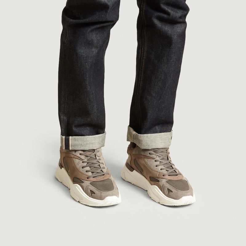 Sneakers Lurus Suède Nubuck Stone White - Mallet Footwear