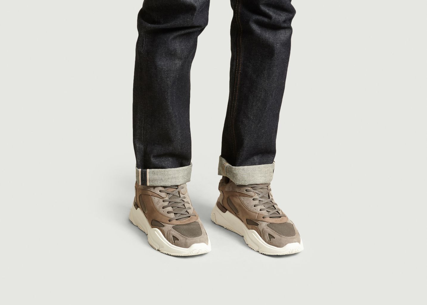 Sneakers Lurus Suède Nubuck Stone White - Mallet Footwear