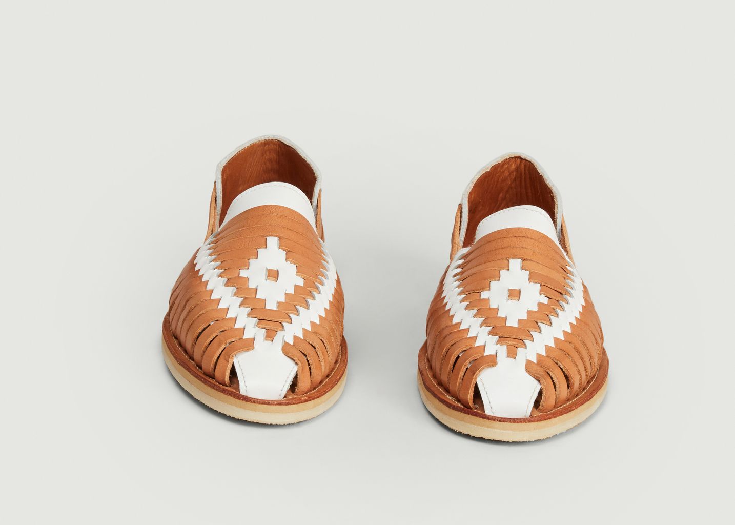 sandale tressée femme