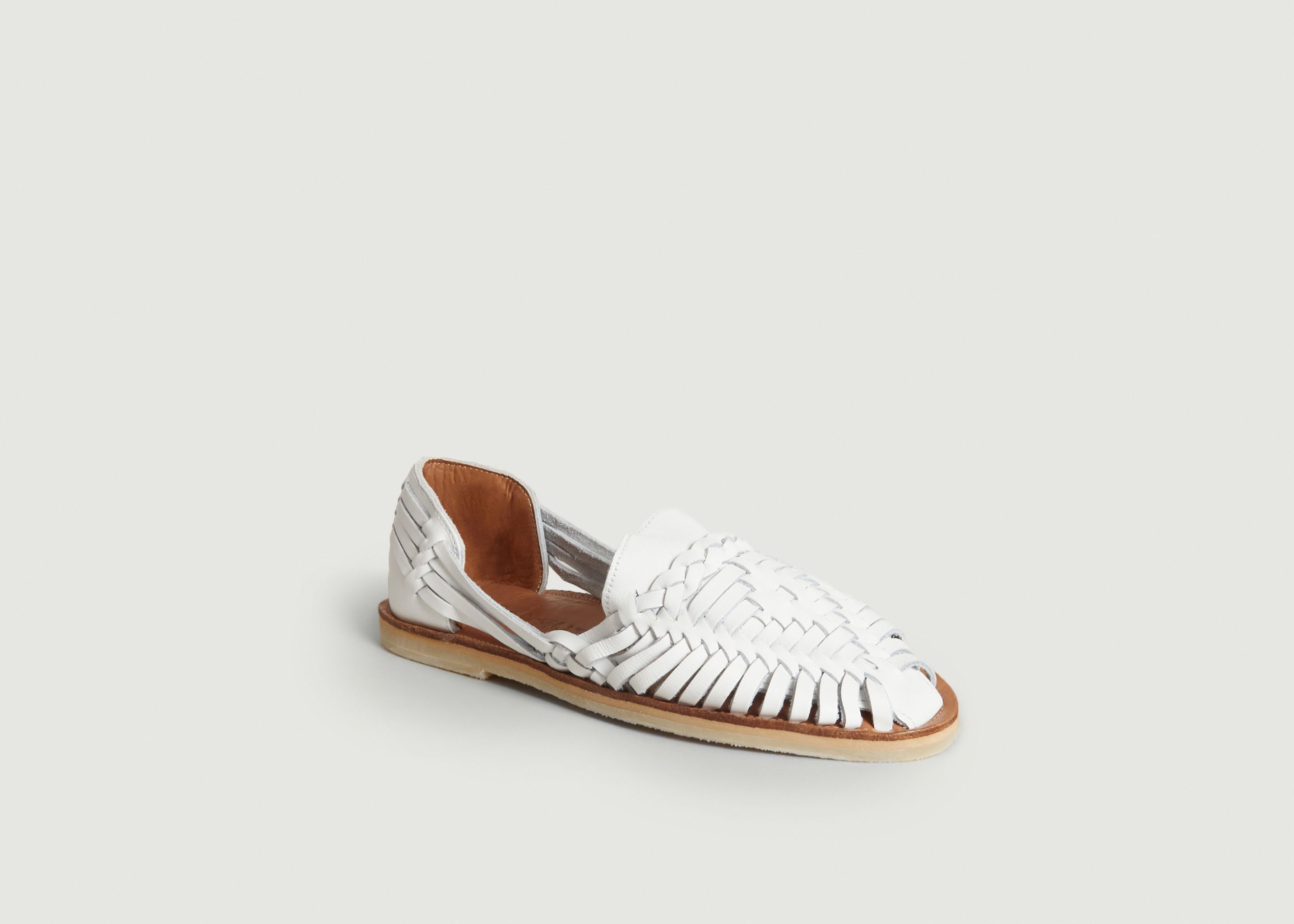 Alegre braided sandal - Mapache